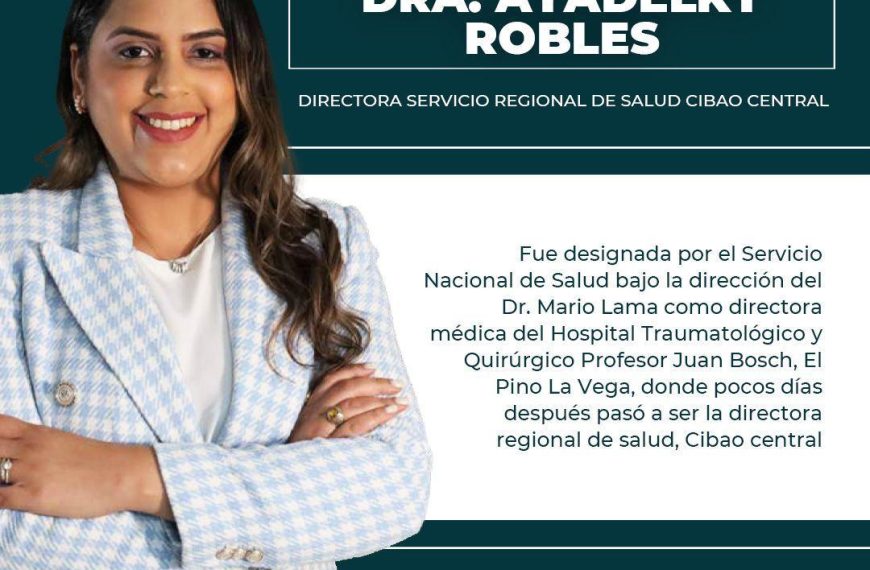 Directora regional seleccionada dentro del top 5 de directoras de la red pública de servicios de salud