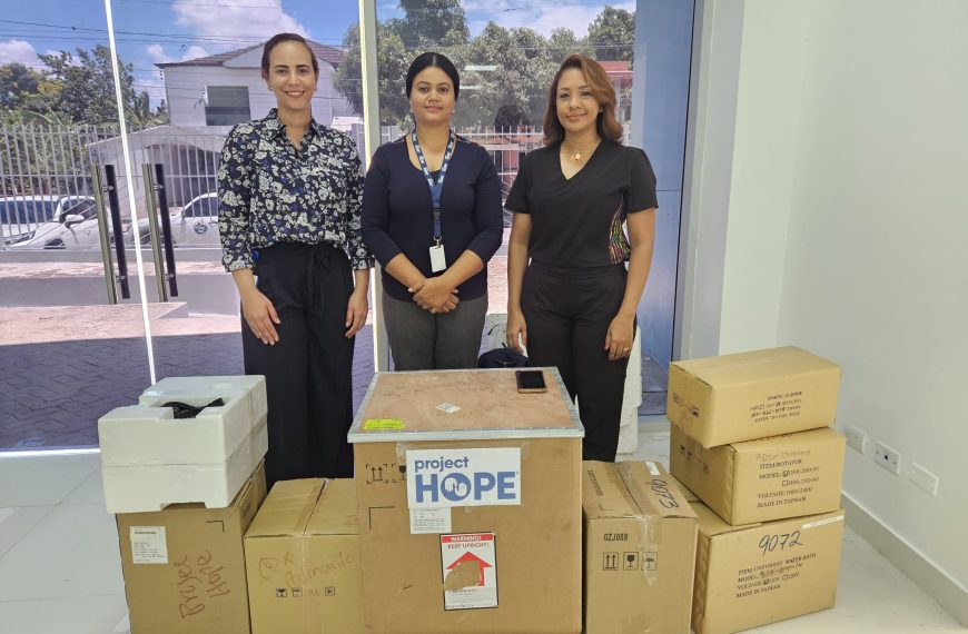 Project HOPE dona modernos equipos para el Centro Diagnóstico Palmarito