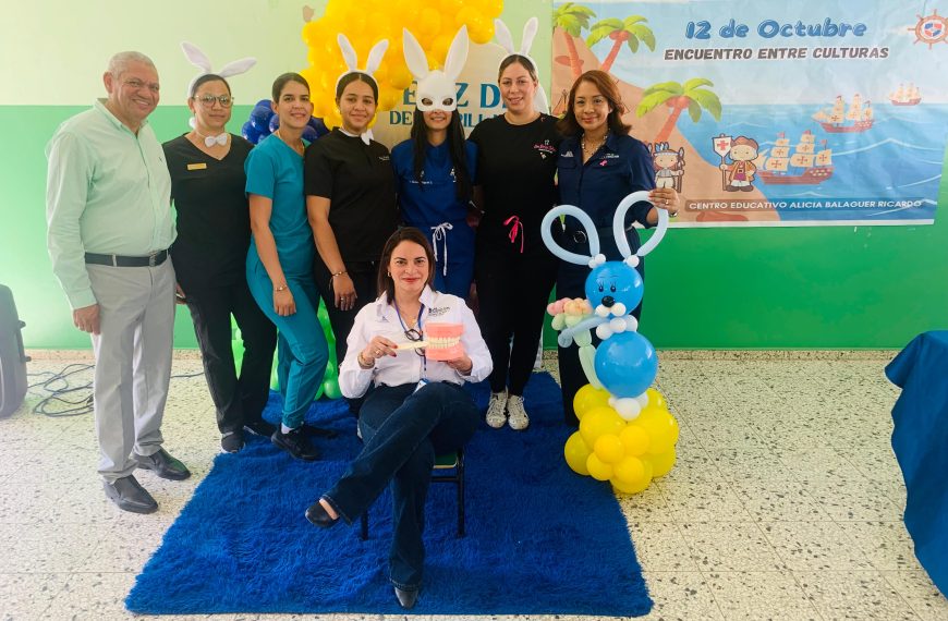 SRS Cibao Sur celebra el Día Nacional del Cepillado promoviendo la salud bucal en el Centro Educativo Alicia Balaguer