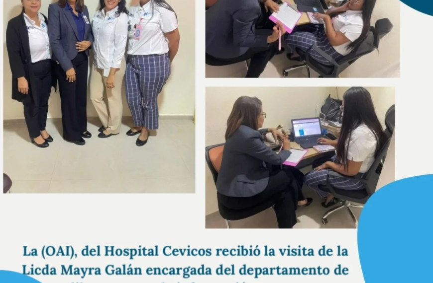Departamento de Acceso a la Informaci&oacute;n del Hospital Municipal Cevicos recibe visita de supervisi&oacute;n de la RAI regional
